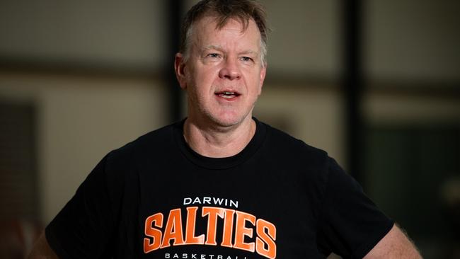 Matt Flinn ahead of the Darwin Salties 2024 NBL1 home match against Mackay. Picture: Pema Tamang Pakhrin