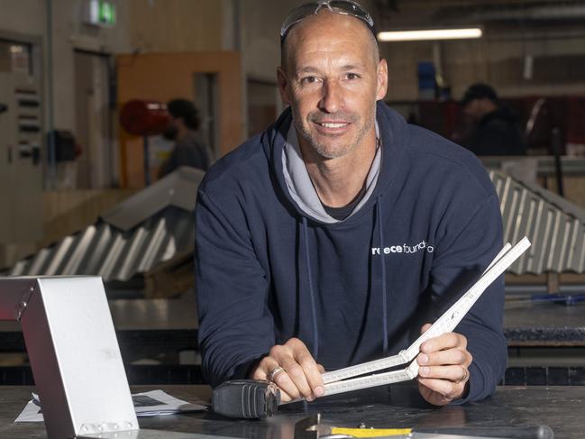 Plumbing teacher Steven Buckland. For a story on where is home for the most people per occupation. A lot of plumbers and tafe teachers live in Torquay. Gordon TAFE plumbing teacher Steven Bucklandlives in Torquay. Picture: Alan Barber