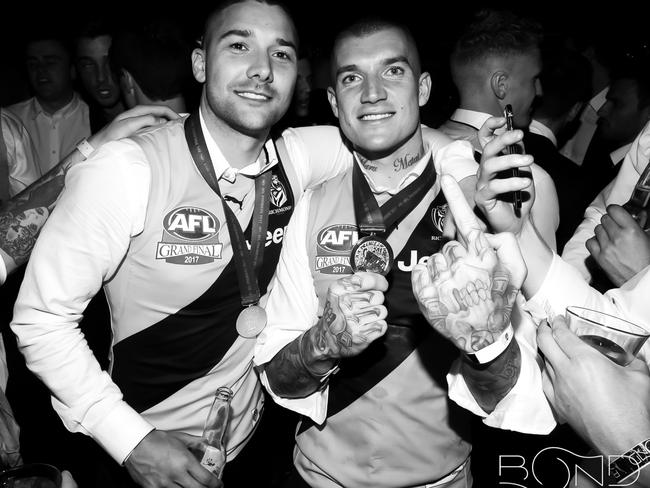 Shaun Grigg and Dusty. Picture: Bond Bar