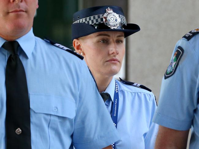 Senior Constable Stephanie Thomas who worked at the Upper Mt Gravatt Vulnerable Persons Unit at the time of Hannah's death. Picture: David Clark