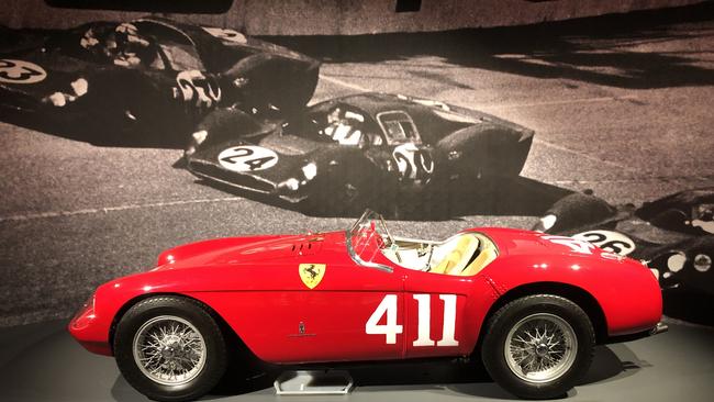 A Ferrari 500 Mondial on display at the Ferrari Museum in Italy. Photo by Peter Fox/Getty Images