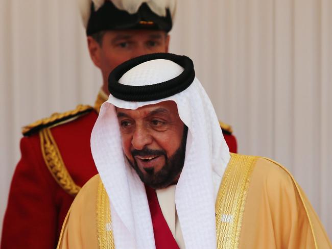 The President of the United Arab Emirates, Sheikh Khalifa bin Zayed Al Nahyan. Picture: Getty Images