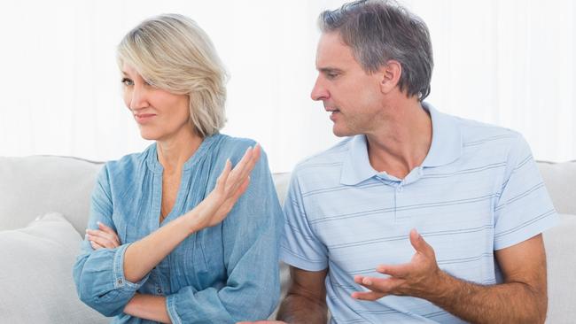 Talk to the hand … Couples should communicate about money issues in second marriages.