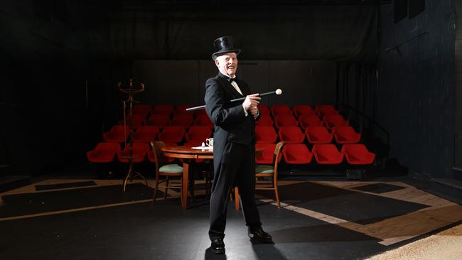 Mr Rees played Brasset the butler in Charley’s Aunt. Picture: Brendan Radke