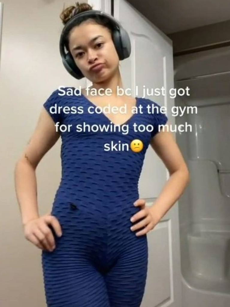 Woman On TikTok Shows Outfit That Got Her Dress Coded At The Gym