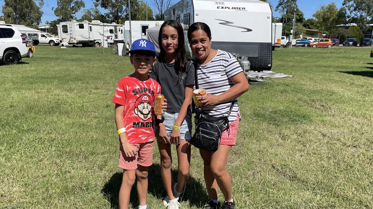 Rosemarie, Annie and VJ at the Dalby Show 2022 Picture: Emily Devon