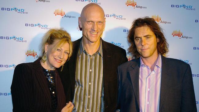 Renée Geyer, Peter Garrett and Tim Friedman attend the BigPond Music Winners Event at the Museum Of Contemporary Art on March 8, 2006 in Sydney. Picture: Getty