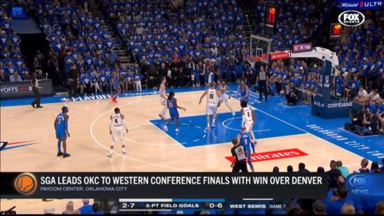 OKC Thunder storms past Nuggets