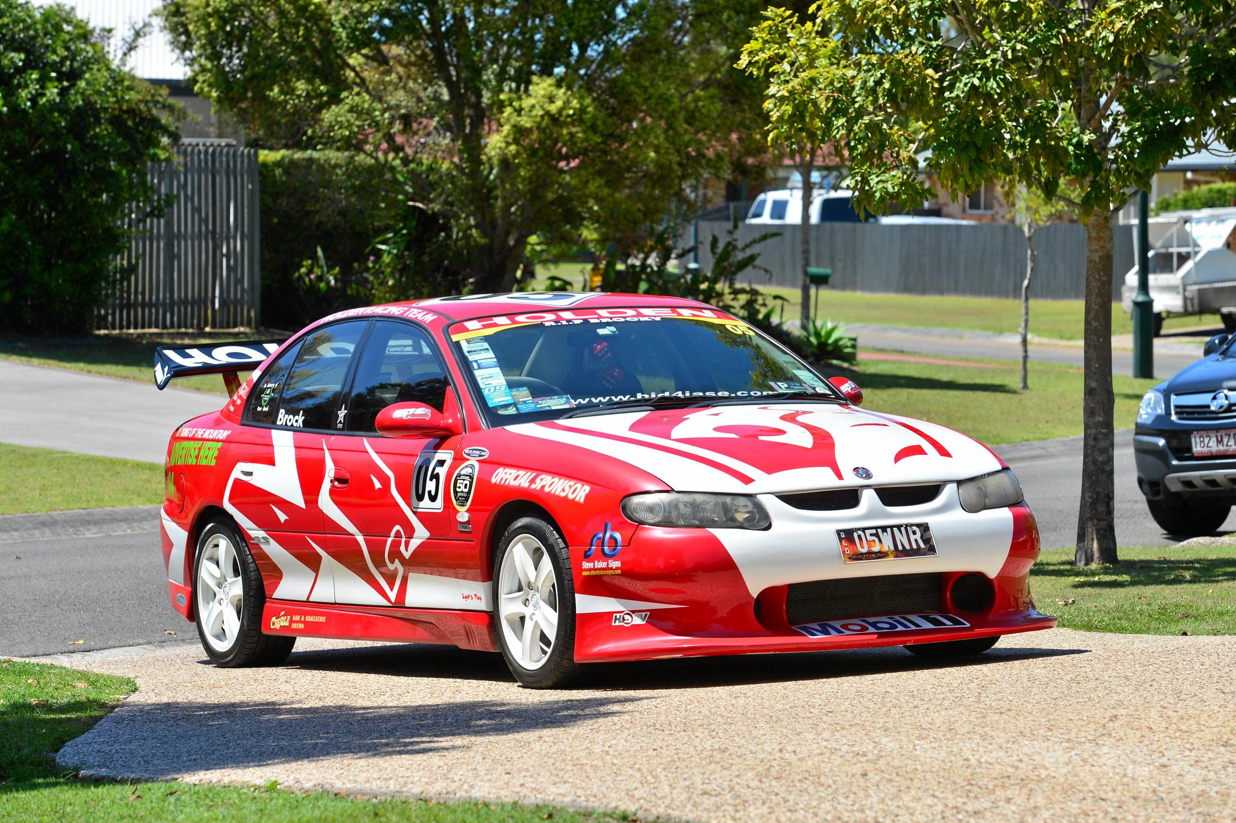 Lyn Hunt with her holden. Picture: John McCutcheon