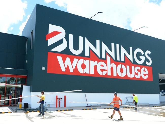The new Bunnings just before it opened further up on Yaamba Rd in 2018.
