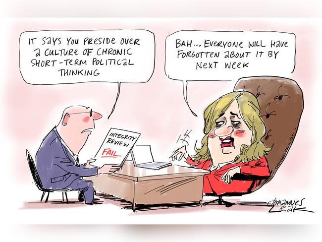 Johannes Leak Commentary page cartoon for 01-07-2022Version: Commentary Cartoon  (1024x768 - Aspect ratio preserved, Canvas added)COPYRIGHT: The Australian's artists each have different copyright agreements in place regarding re-use of their work in other publications.Please seek advice from the artists themselves or the Managing Editor of The Australian regarding re-use.