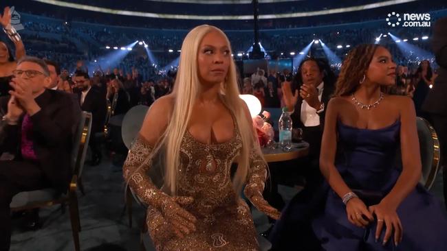 Beyonce's hilarious reaction to winning a GRAMMY