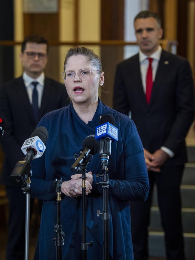 Elizabeth Dabars called for better protections of nurses. Picture: Mark Brake