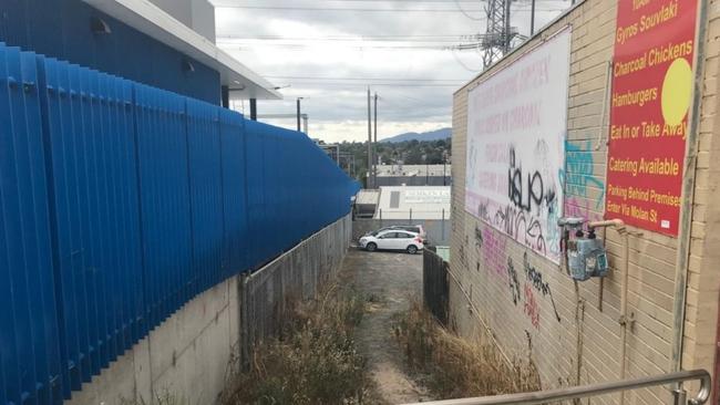 Is this Melbourne's most quirky real estate listing? Treeby Property Group have listed a 3.4m wide block for sale, located next to Heatherdale Station in Ringwood. Image: supplied.