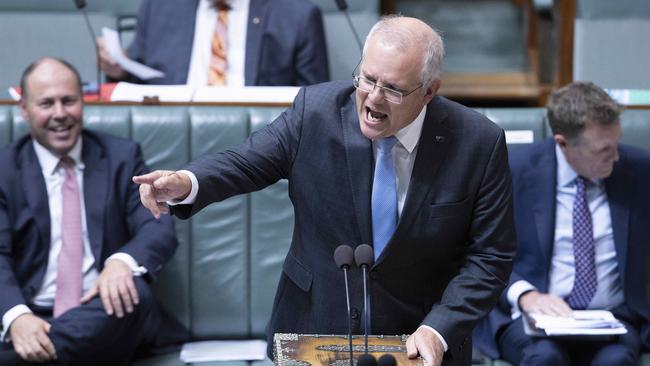 Scott Morrison during question time this week. Picture: Gary Ramage