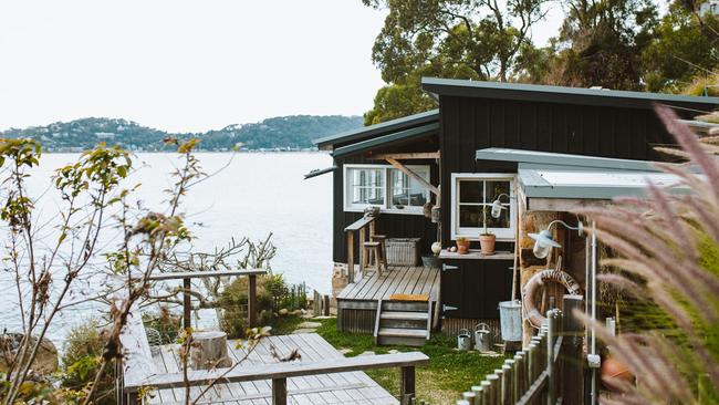 The Little Black Shack at Great Mackerel Beach, NSW.