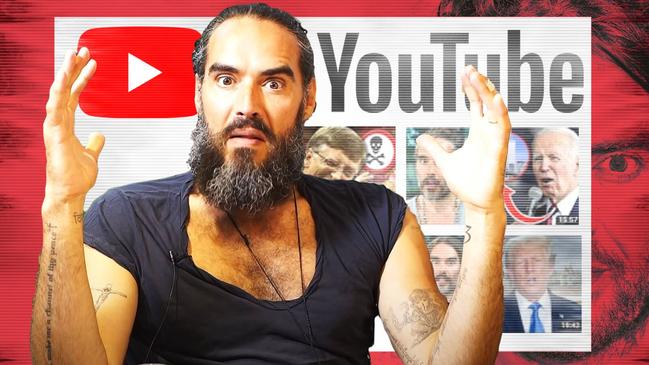 YouTube has stopped Russell Brand from monetising his channel, forcing him to find alternatives. Illustration: The Times