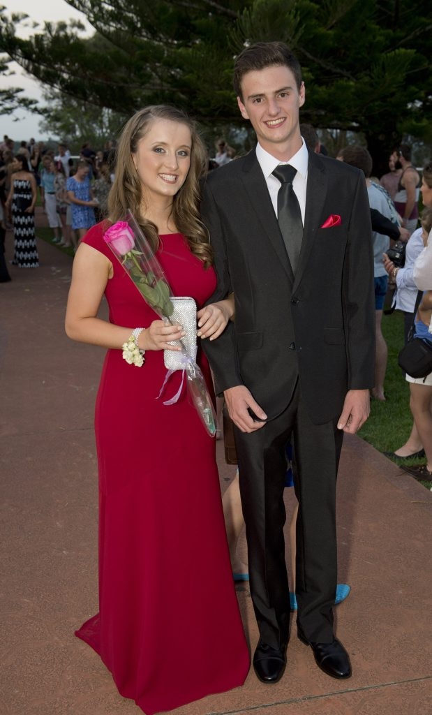 Georgia Manthey and Ben Tickell. Picture: Nev Madsen