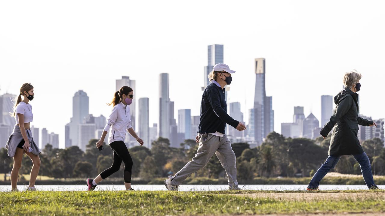 While lockdown will be lifted in regional Victoria from midnight, Melbourne residents still face tough restrictions. Picture: Daniel Pockett