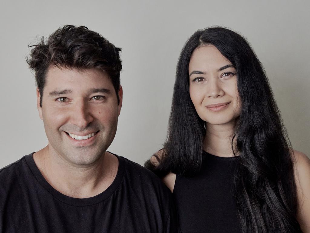 Canva founders Cliff Obrecht and Melanie Perkins. Source:  Max Doyle