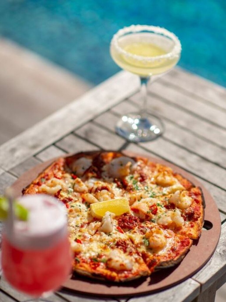 If you're not up to fine dining at Rick Stein, you can opt for a more casual pizza poolside experience at Bannisters by the Sea.