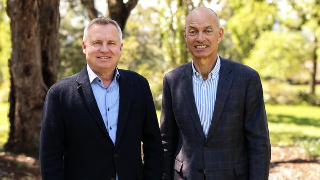 Premier Jeremy Rockliff and Deputy Premier and Treasurer Guy Barnett.