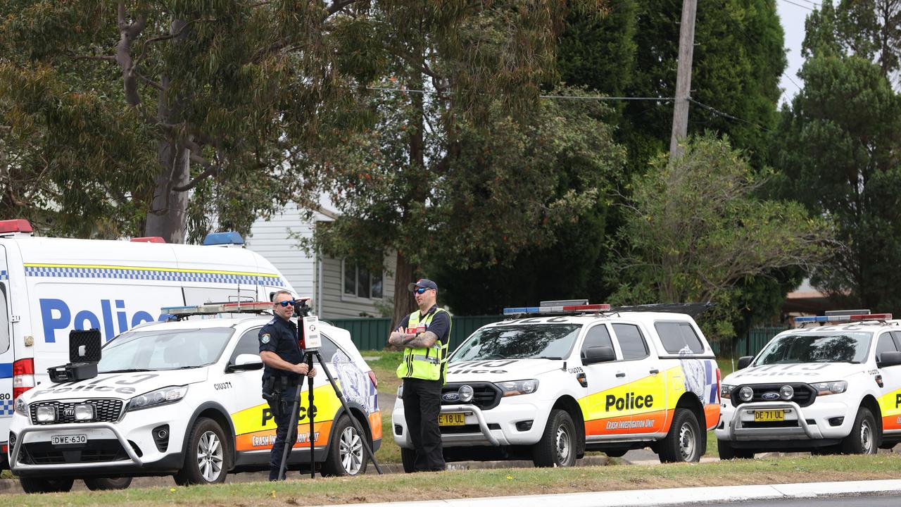 Traffic was closed on the Princes Highway as a result. Picture: NewsWire / Damian Shaw.