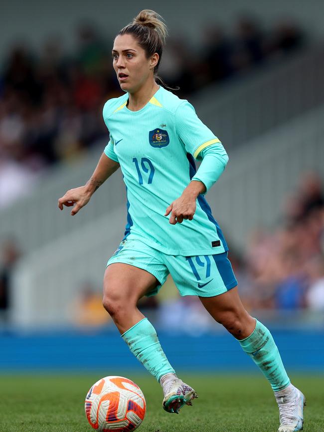 Katrina Gorry in action for the Matildas. Picture: Getty Images