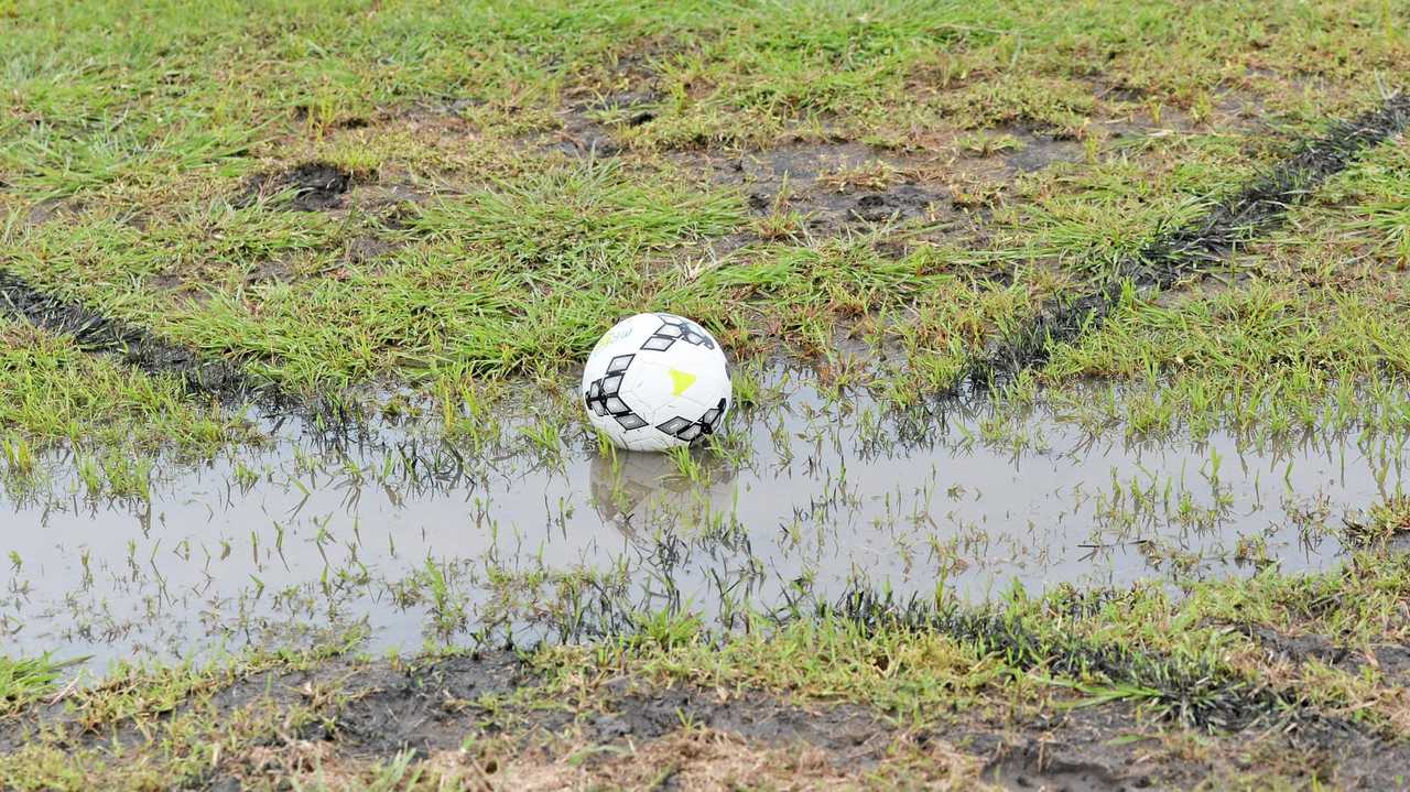 All South-West Queensland Thunder trials and training at Captain Cook fields have been washed out. Picture: Madolyn Peters