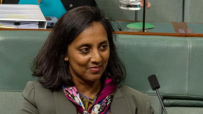 CANBERRA, AUSTRALIA - NewsWire Photos MARCH 21, 2023: Michelle Ananda-Rajah during Question Time in the House of Representatives in Parliament House in Canberra.Picture: NCA NewsWire / Gary Ramage