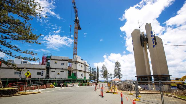 John Gambaro outside his new restaurant and cafe site in Coolangatta. Picture: NIGEL HALLETT