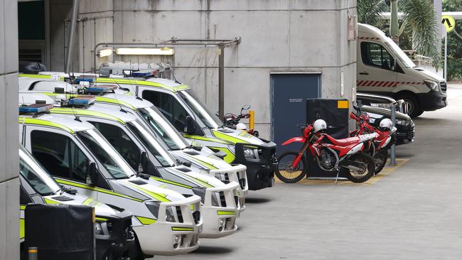 Hospital ramping at the Royal Brisbane and Women’s Hospital. Picture: Liam Kidston.