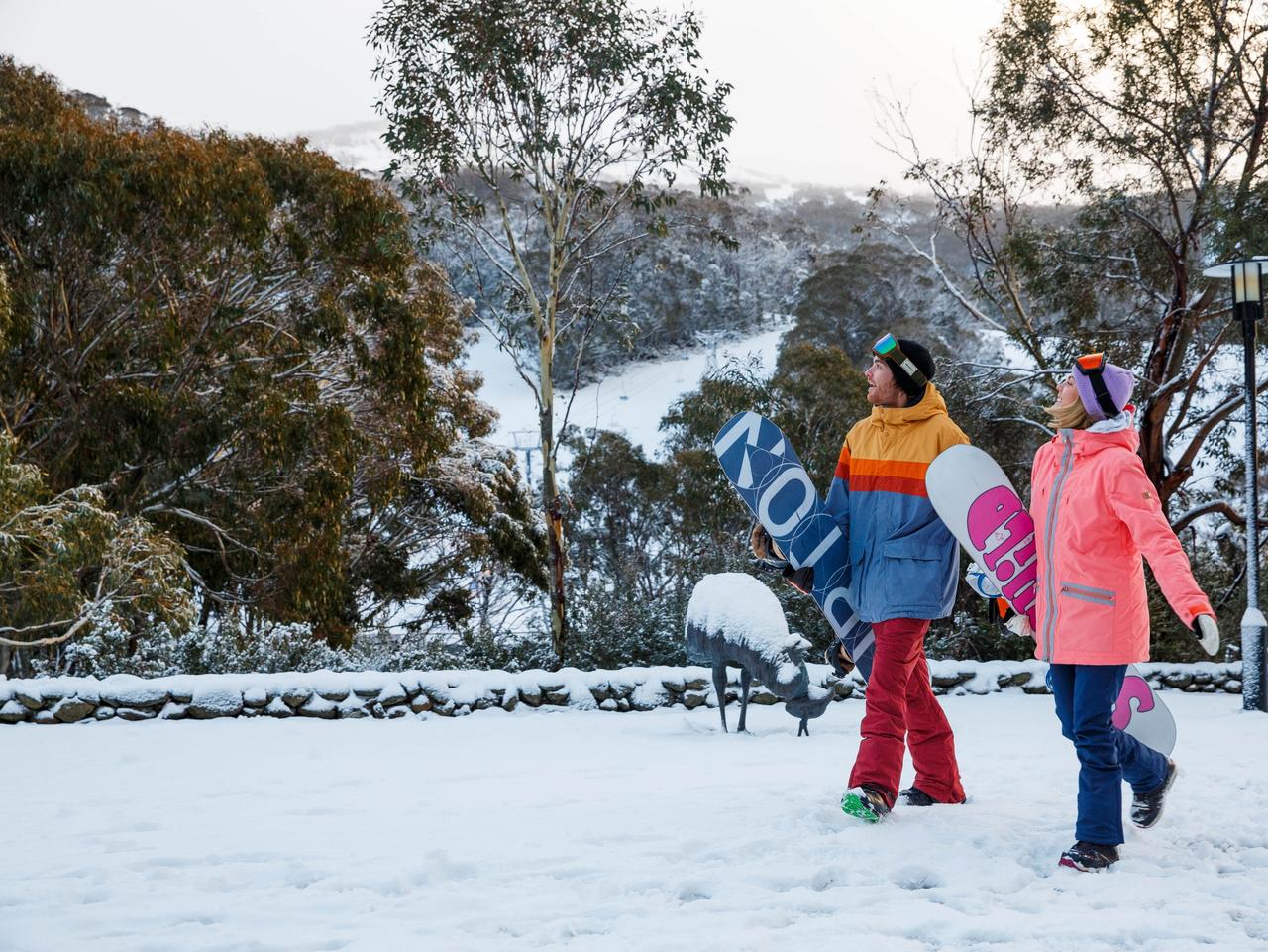 Thredbo has had its biggest fall of snow since the season started. Source: Aedan O'Donnell.