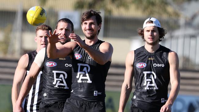 Sam Mayes capitalised on his chance after a long-awaited debut for Port Adelaide.