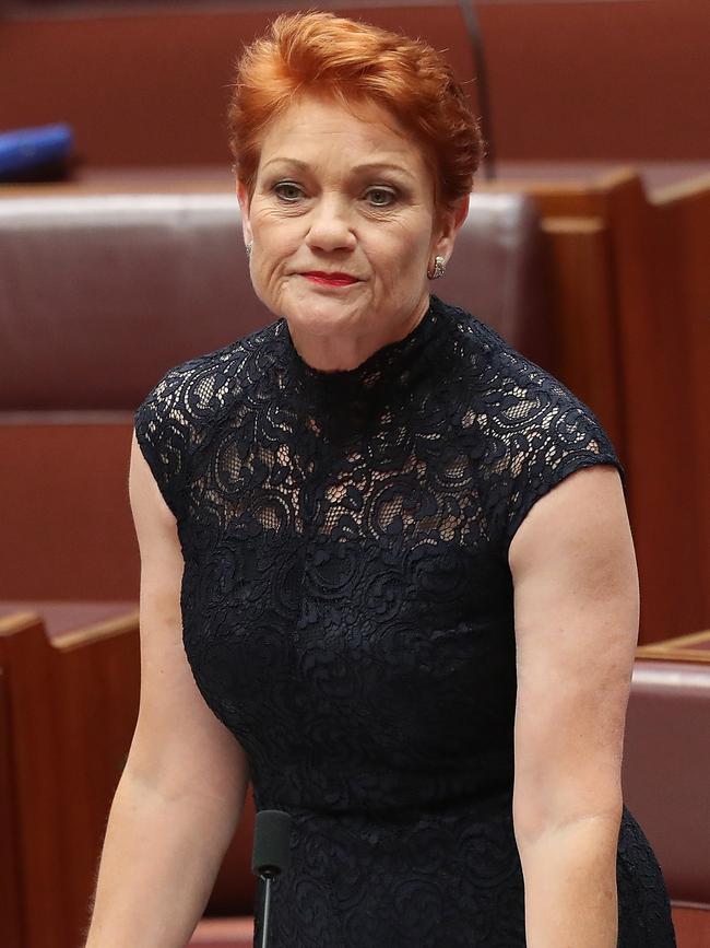 Senator Pauline Hanson. Picture: Kym Smith