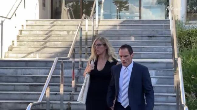 NRL physio leaving court after cleared of charges