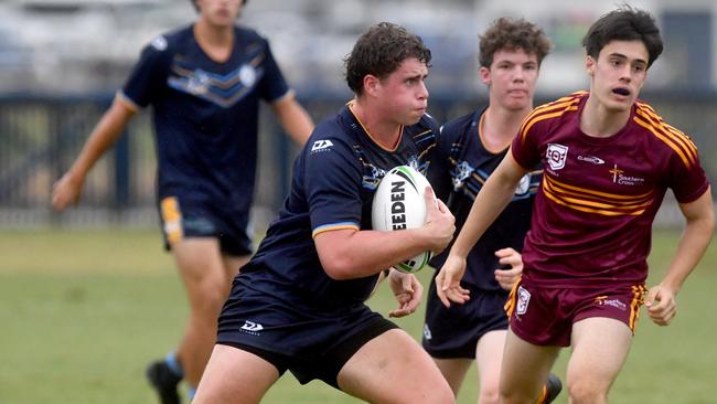 Round 4 of the Townsville Blackhawks Schoolboy Trophy. Ryan Catholic College against Southern Cross Catholic College at Ryan Catholic College. Picture: Evan Morgan