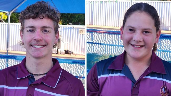 Caribeae swimmers Spencer Brown and Saidee Whitcombe will hit the water at the Australia School Sport National Championships in Sydney.