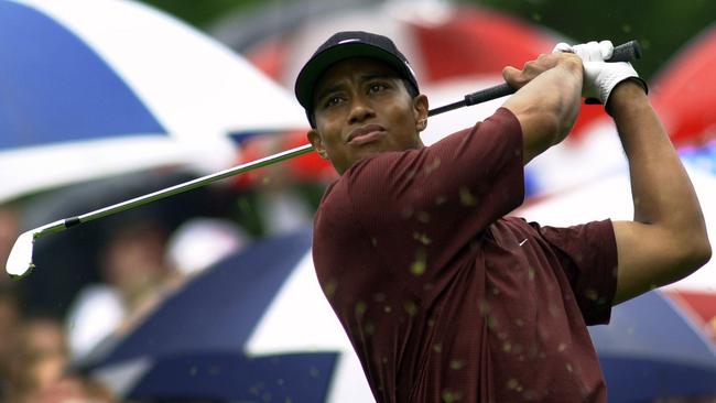 Tiger Woods in action back in 2000.