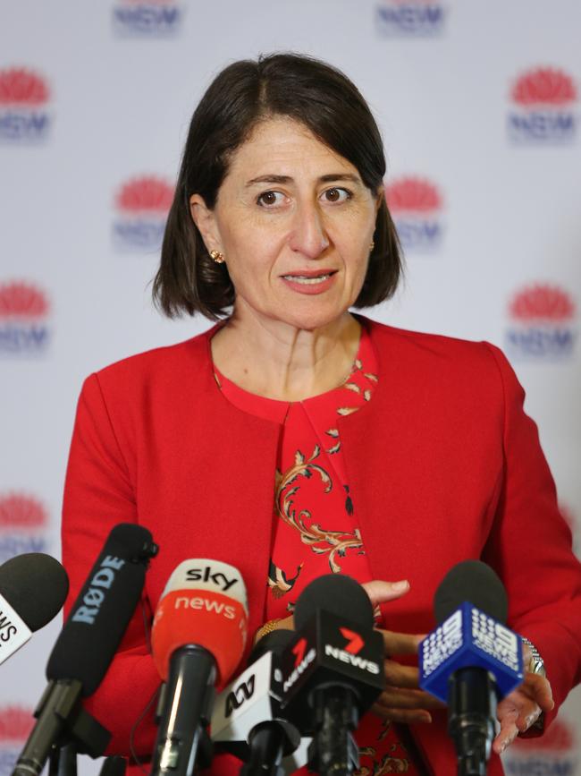 The real Gladys Berejiklian. Picture: Richard Dobson