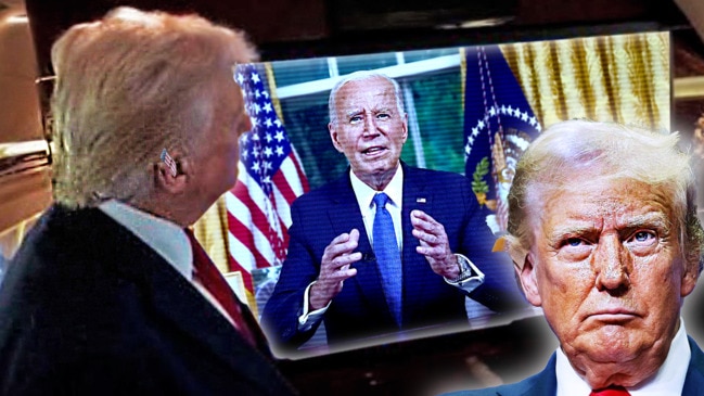 Trump roasts 'crooked' Biden's Oval Office speech