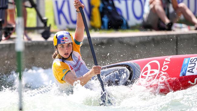 Jessica Fox is a superstar in the canoe. Picture: AAP