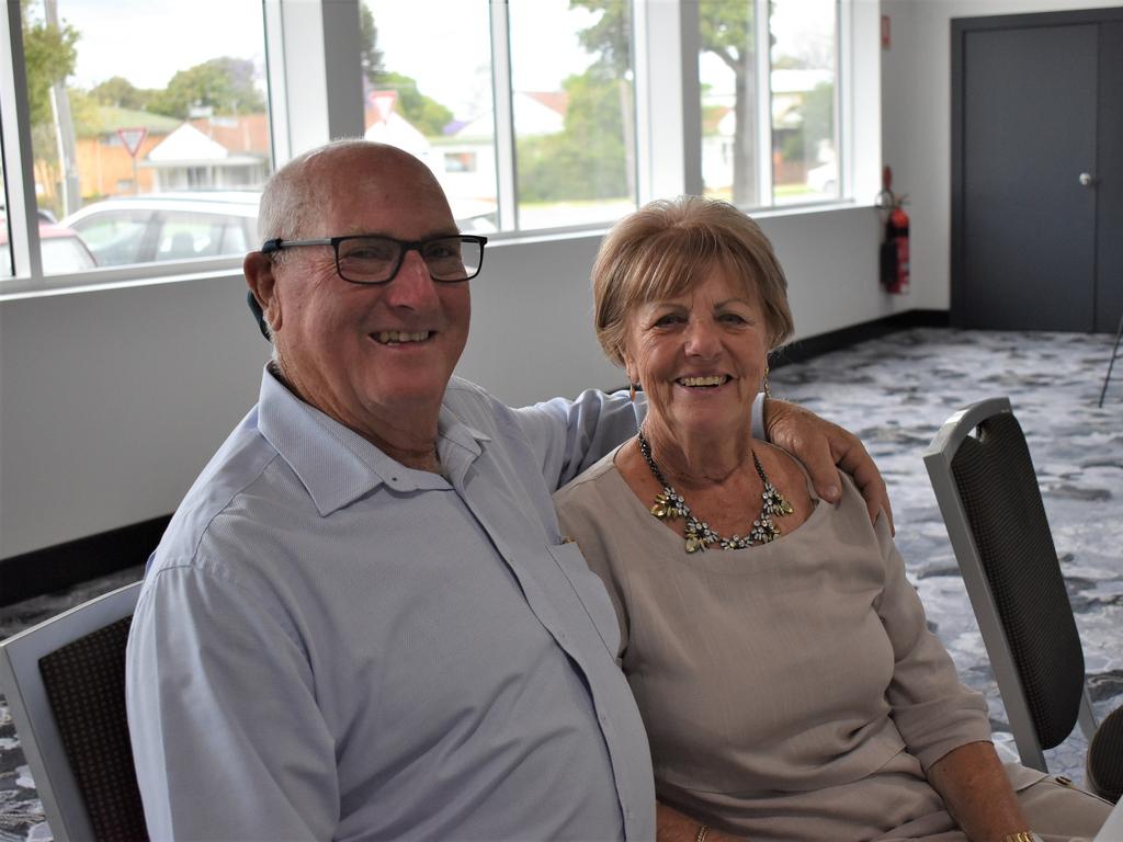 Trish and Des Clarke at the Grafton District Services Club 2021 Melbourne Cup Luncheon.