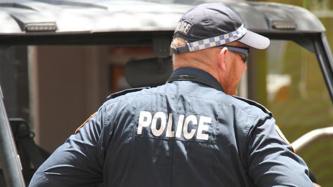 Northern Territory police in Alice Springs, Todd Mall. Picture: Gera Kazakov