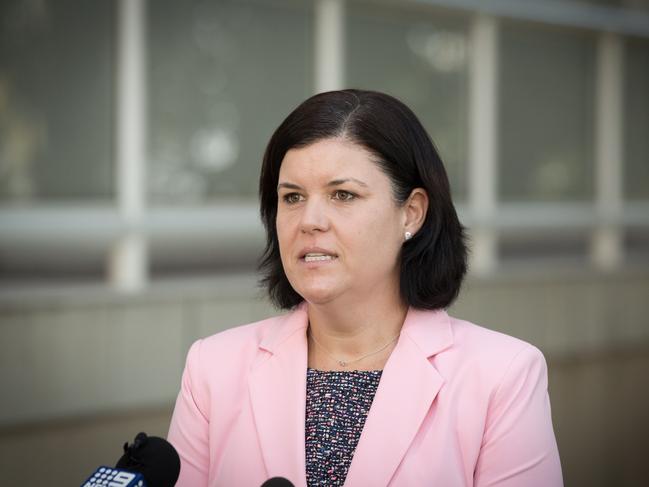 NT Health Minister Natasha Fyles. Picture: Glenn Campbell