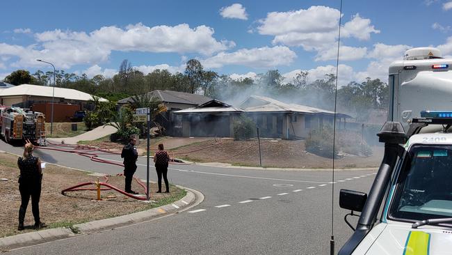 A Calliope home on Sybil Court was destroyed by fire on Boxing Day. Picture: Rodney Stevens