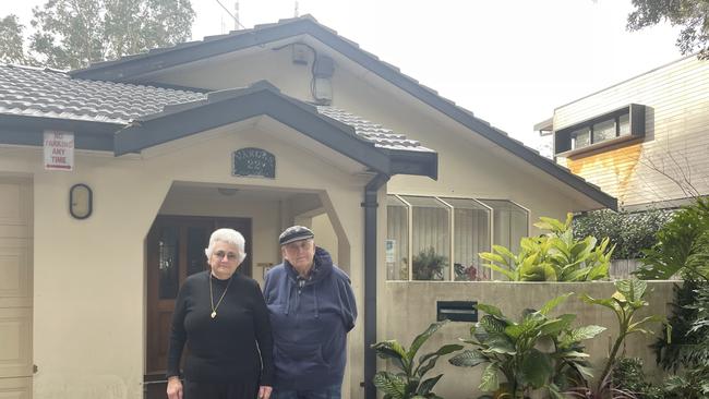 Eva Vargas and Mr Vargas at their home in Bondi. Photo: Bianca Healey.