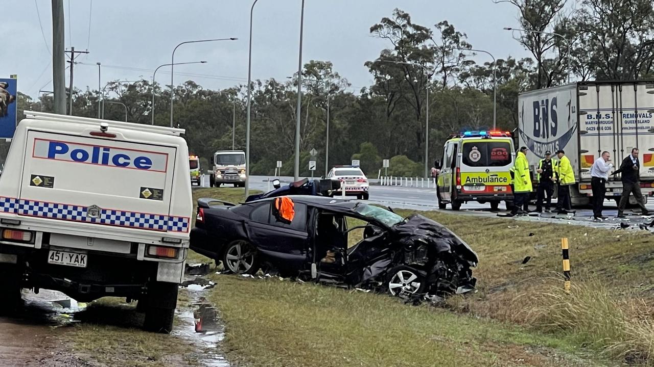 Three-vehicle Crash On The Maryborough Hervey Bay Rd | See The Photos