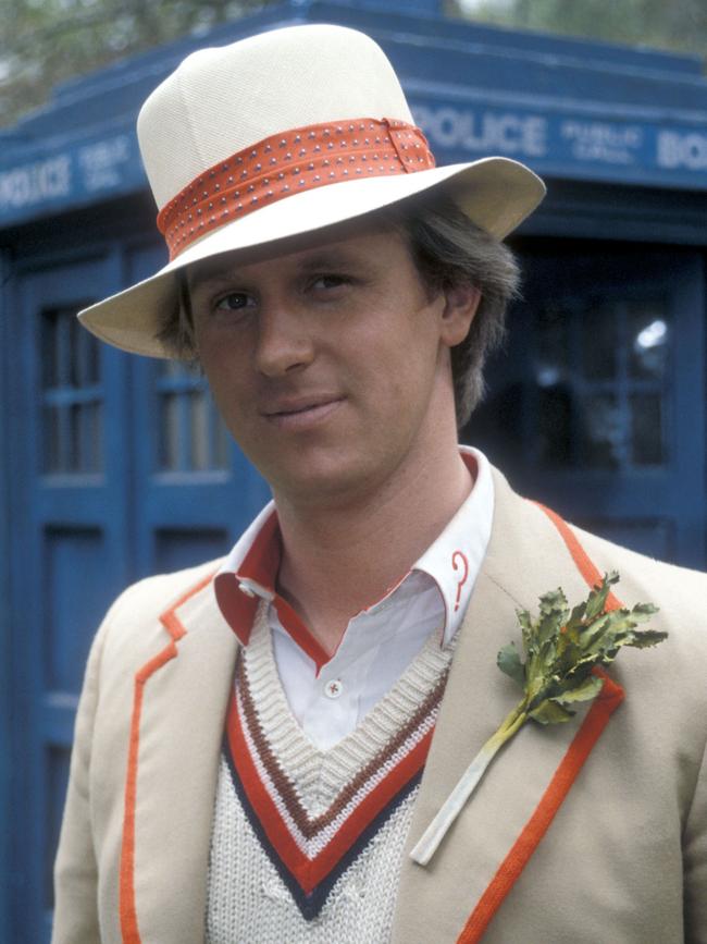 Davison as the Doctor