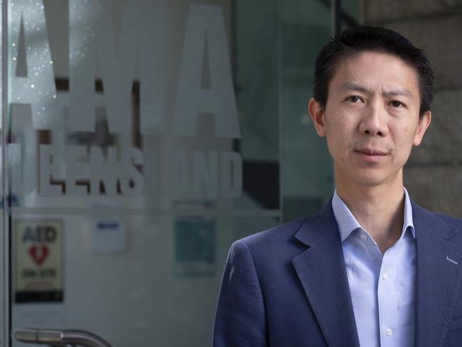 Australian Medical Association union president, Dr Nick Yim backs calls for immediate fix to diagnostic breast cancer delays. Picture: Russell Shakespeare.